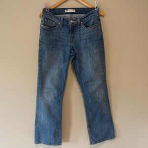 LEVI’S Women’s‎ 529 Curvy Bootcut Denim Jeans W28 L32 EUC Medium Wash